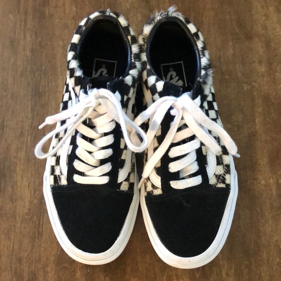 cowhide vans